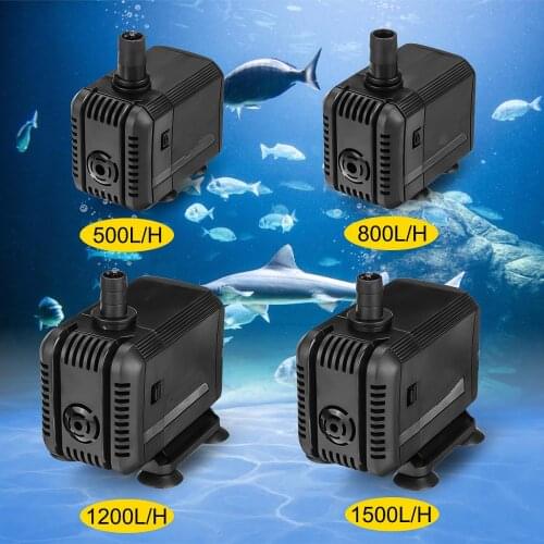 110V Portable Aquarium Water Pump ABS Low Power Mini Pumps Waterproof Submersible Fish Tank Pond Pool Fountains Water Pump