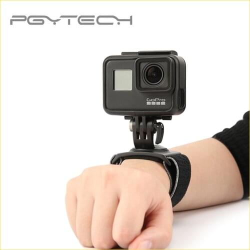 PGYTECH Action Camera Hand and Wrist Strap 360 Degree Rotation Adjustable Size For DJI OSMO Pocket 2 GoPro 9 8 7 6 Go Pro Gopro9