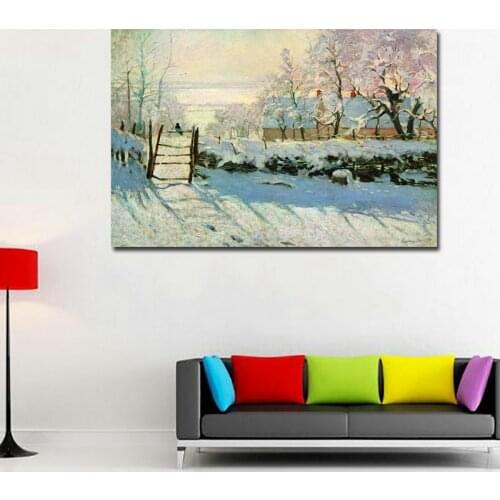 SELFLESSLY Free shipping! High Quality!printed painting most famous artist oil painting reproduction Monet painting Poppies