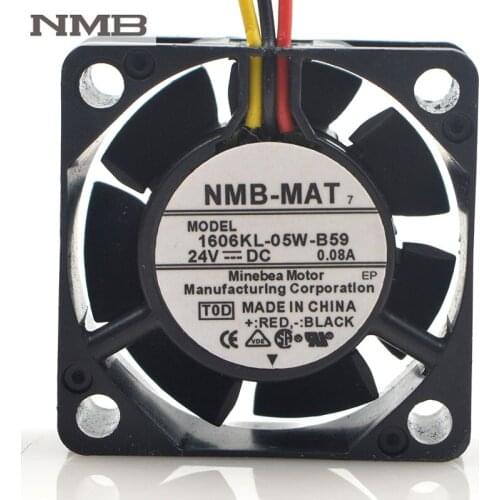 Original For NMB 4015 1606KL-05W-B59 L02 24V 0.08A FH6-1742 3Wire Cooling Fan
