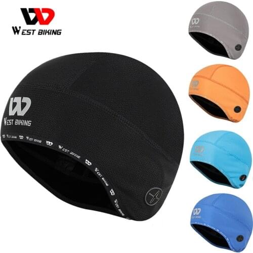 WEST BIKING Winter Cycling Caps Windproof Warm Fleece Bike Hat Outdoor Sport Balaclava Skiing Snowboard Running Helmet Liner Cap