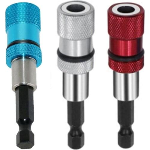 1/4 Inch Adjustable Screw Depth Magnetic Handle Screwdriver Bit Quick Release Holder Hex Driver with Scewdriver Bit