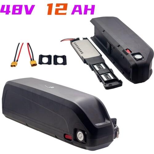 13S5P 48V 12AH Hailong Down Tube Battery Bicycle Off-Road Vehicle Modified Electric Vehicle 18650 Lithium Ion Battery Pack BMS