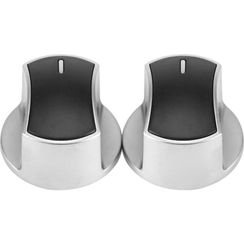 2pcs Universal Gas Stove Cooker Part Control Handle Knobs Replacement Metal Switch Kitchen Gas Stove Accessories