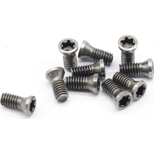 50PCS/SET Plum Screws CNC turning tool Knife Screws 2x5 2x6 2.2x5 2.2x6 2.5x5.5 2.5x6-45-T8 2.5x6-60-T8 2.5x7 2.5x8 Cutting Tool