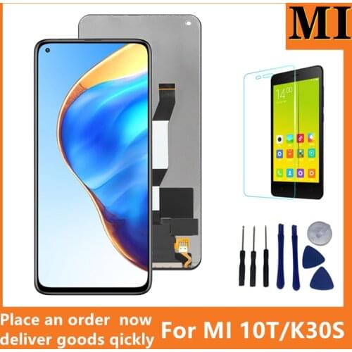 6.67'' Original For Xiaomi Mi 10T 5G LCD M2007J3 Touch Screen Display Digitizer Assembly For Mi 10T Pro LCD For Redmi k30s LCD
