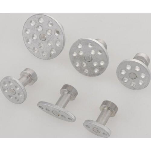 6 Size 6 Pieces Glue Puller Tabs Paintless Dent Repair Hail Removal Tool