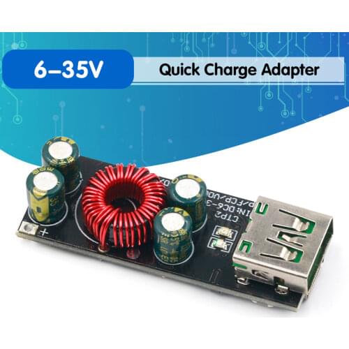 QC4.0 QC3.0 USB Type-C Mobile Phone Quick Charge Adapter 6 -35V Step Down Buck Boost Module for Huawei SCP/FCP Apple PD Qualcomm