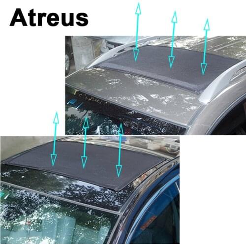 Atreus Car Top Roof Sunroof Window Sun Shade Visor Curtain Net For VW polo passat b5 b6 Mazda 3 6 cx-5 Toyota corolla Ford focus