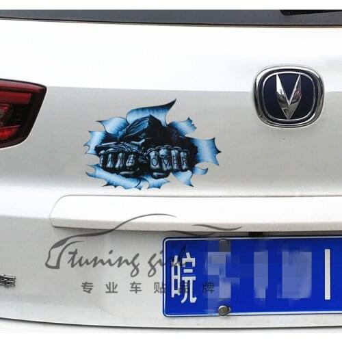 Car Stickers Monster Devil Game Over Creative Funny Decals Waterproof Reflective PVC Auto Tuning Styling 19x13 D10