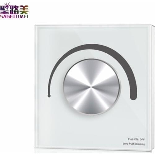 DC12-24V T1-K/T2-K/T3-K Rotary Touch Glass Panel DIM/CCT/RGB LED Controller Dim for single color/color temperature/RGB led tape