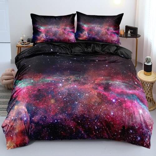 Nebula Design Bedding Sets King Duvet Cover Pillow Shams Bed Linen Set Queen Comforter/Quilt Covers Full Home Texitle
