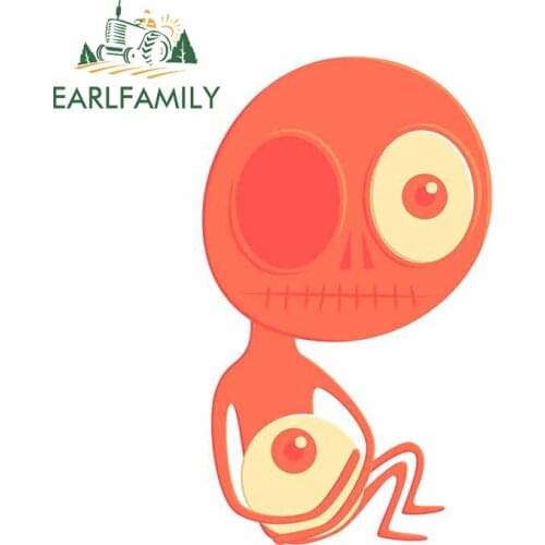 EARLFAMILY 13cm x 8cm for Eye Comforting Animal Decal Windshield Motorcycle Suitcase Car Stickers Snowboard Bumper Decoration