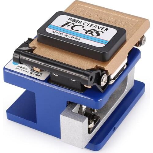 FC-6S High Precision Metal Fiber Cleaver Knife FTTX FTTH Optic Connector Optical Fiber Cable Cleaver Cutter Tool