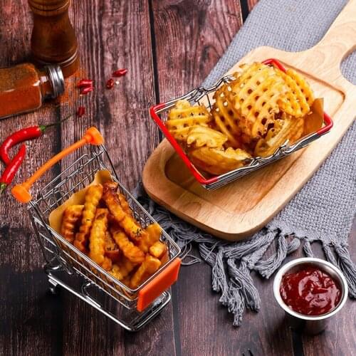 Fries Food Basket Fried Chicken Burger Tray Restaurant Coffee Shop Bread Plates Dessert Pastry Baskets for Serving