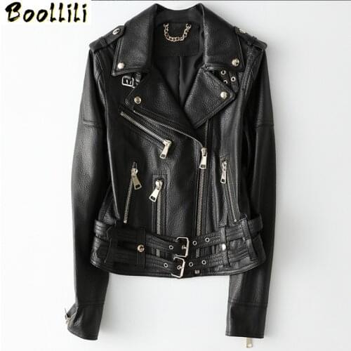Boollili Real Leather Jacket Spring Autumn Jacket Women Clothes 2020 Genuine Sheepskin Coat Female Korean Bomber Jackets