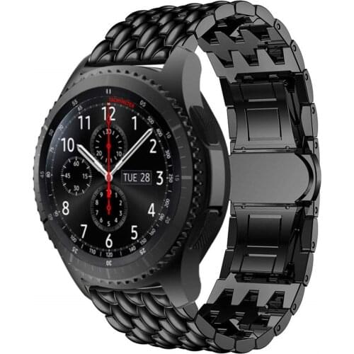 Metal Bands for Galaxy Watch 46mm/Gear S3 Frontier/Classic Watch Band 22mm Mens Strap for HUAWEI Watch GT Smartwatch Bracelet