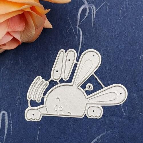 Lovely Easter Bunny Metal Cutting Dies Stencil Scrapbooking DIY Album Stamp Paper Card Embossing Decoration 85LA