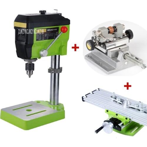 Mini Multi-function Workbench 680W High Power BG-5168E Electric Bench Drill Portable Woodwork Drilling Milling Machine 220V 680W
