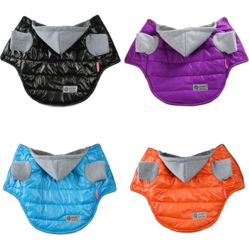 Fashion Pet Dog Jacket Coat Waterproof Winter Warm Fleece Puppy Dog Clothes Outfits Hooded Clothing For Small Dogs Chihuahua Pug