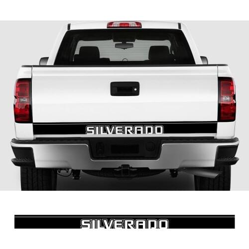 Pickup Stickers For Chevrolet Silverado Car Rear Tail Decor Decals Truck Tailgate Vinyl Graphics Custom Covers Auto Accessories