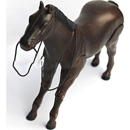 About 12cm 3.75 Inch Special Forces 1:18 Scale Soldier Simulation Vehicle Mounts Movable Horse Model Toys