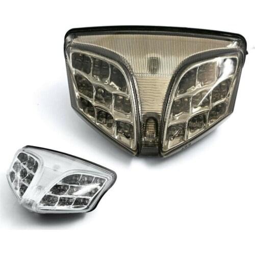 Clear Smoke LED Integrated Rear Tail Light Taillight Turn Signals Light Fit For GSXR600 GSX-R 750 08 -18 GSXR 1000 09 -16