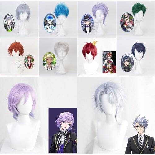 Game Twisted Wonderland Role Play Azul ,trey Clover ,ortho, Deuce ,silver ,kalim Al-asim ,epel ,ace Trappola Cosplay Wigs
