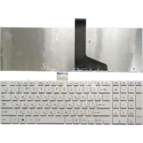 Russian for TOSHIBA MP-11B56SU-5281 0KN0-ZW3RU23 NSK-TVBSU 9Z.N7USU.B0R RU white keyboard