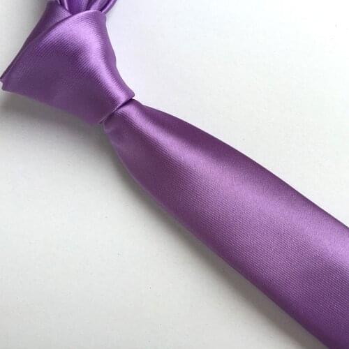 Lavender Light Purple Color Mens Tie High Quality Jacquard Woven Necktie to Match Shirt