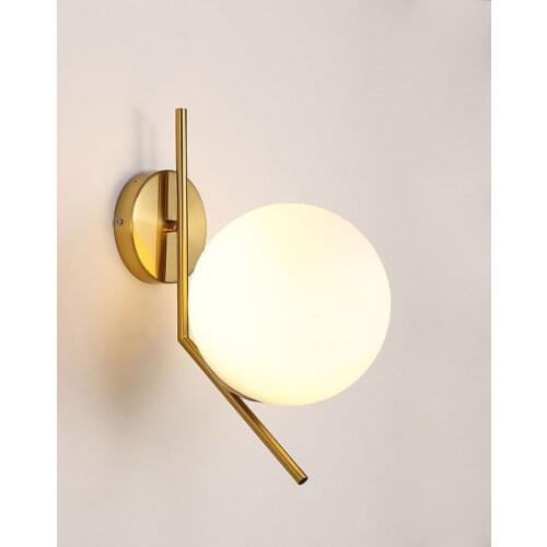 LED round Lamp wall loft living corridor bedroom Modern Lighting gold Indoor Decor corridor corner porch Fixtures