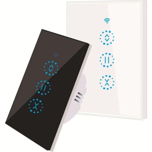 U.S. Smart Home Graffiti WiFi Smart Curtain Switch TUYA APP Voice Control By Alexa Echo For Mechanical Limit Blinds