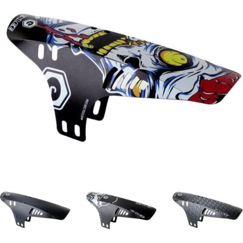 2Pcs Universal Bike Fender Universal Dust-proof Twill Design Plastic Mud Guard for MTB Bicycle Good Flexibility Bike Mudguard