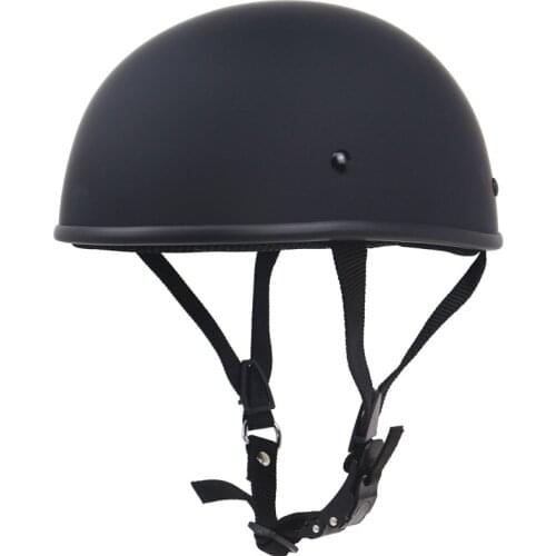 No mushroom head light weight chopper bike helmet Vintage half face motorcycle helmet Fiberglass shell 680g only for adults