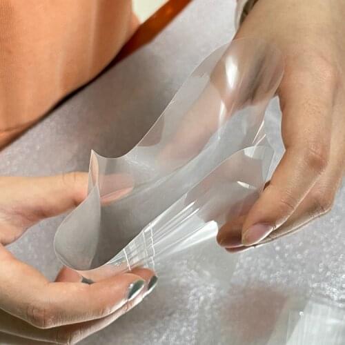 XHL-SUB170280 Transparent Sublimation Shrink Film Sleeve Shrink Wrap for Skinny Tumbler Or Sublimation Keychain Blanks