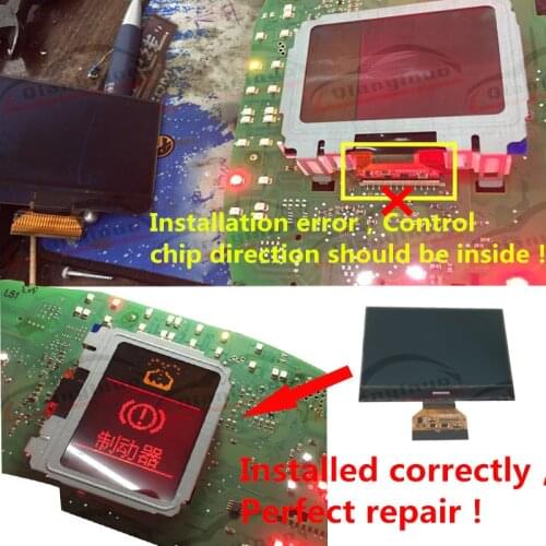 Qianyinuo Best Quality Dashboard LCD Screen For Audi A4 8E B6 B7 S4 Instrument Cluster LCD Display