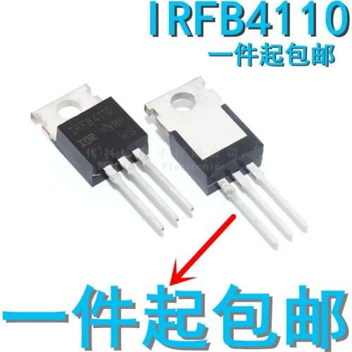 10PCS/LOT Irfb4110 High Current Field Effect Transistor 180A 100V Controller MOS TUBE TO-220