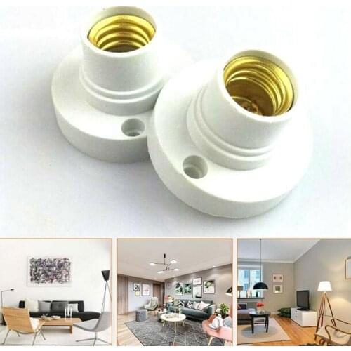 3pcs E14 Lamp Holder Vintage Edison Lamp Base Screw Bulb base Fixture Energy Saving Retro Lampholders O9M8