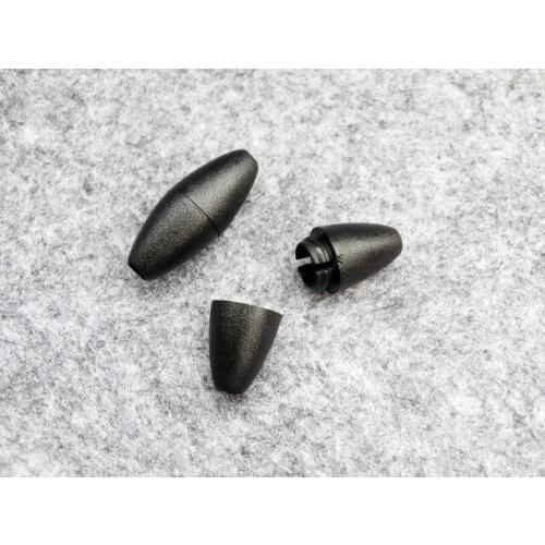 50pcs/lot Plastic Lanyard Safety Breakaway Pop Barrel Connectors Black For Ribbon Lanyards Cord Lock Stopper