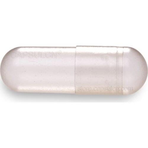 Free Shipping!!! 5000 Pieces / Carton Size 00 Empty Joined Vegetarian Capsules For Filler Machines Clear Colored