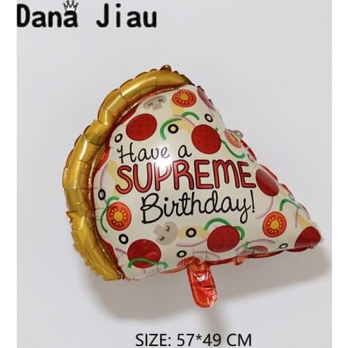 Dana Jiau Pizza balloon birthday party decoration food baloons cake shop inflatable ballons event air ball kids toy