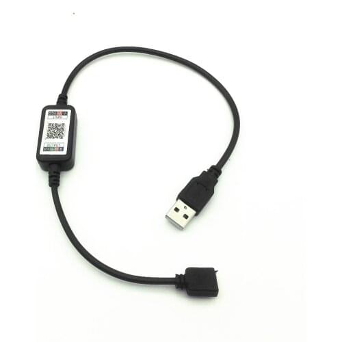 DC 5V-24V Bluetooth LED Light Controller Mini Wireless Dimmer 3 Channel RGB Led Controller For RGB LED Strip Light DC/USB