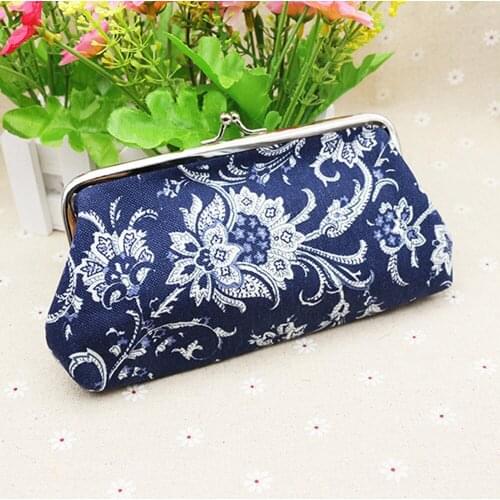Long Coin Purse Wallet Women Vintage National Wallet Card Holders Hasp Printing Creative Clutch Bag Good Gift Womens Purses HOT