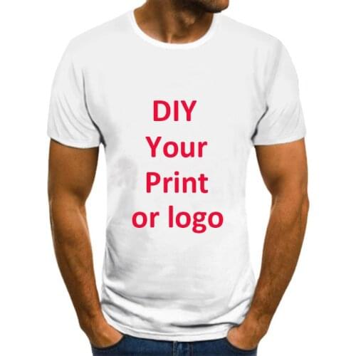 3D Customized Print T Shirt Womens Girls DIY Photo Logo Brand Top Tees T-shirt Mens Boys clothes Casual Kids Babys Tshirt