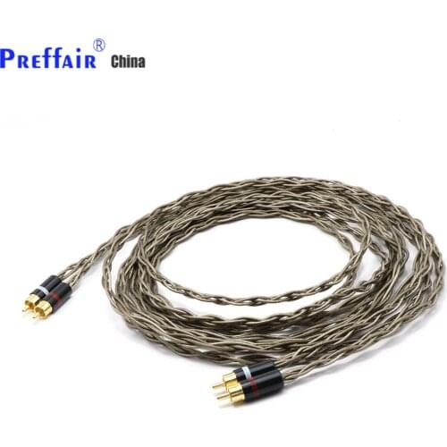 HI-End Odin Silver Plated Signal Line RCA Interconnect Cable RCA to RCA Audio Cable Analogue Cable phono Cable HIFI