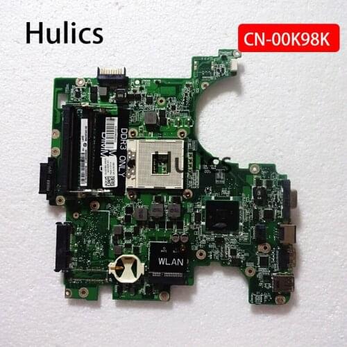 Hulics Original DAUM3BMB6E0 CN-00K98K 00K98K 0K98K for Inspiron 1464 Laptop mainboard Motherboard s989 hm55 main board