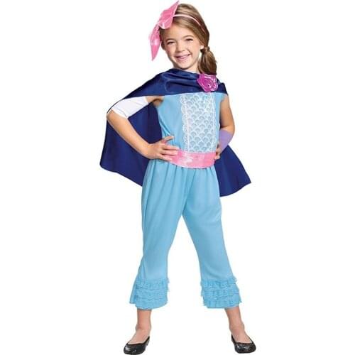 Disney Toy Story Halloween Cosplay Costume Shepherdess Bobby Girls Stage Performance Dress Anime Cartoon Clothing Christmas Gift