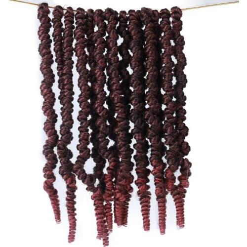 MODERN QUEEN 8 Inch Short Pre-Twisted Spring Crochet Twist Braiding Hair 15 Packs/Fluffy Crochet Twist Hair Extensions