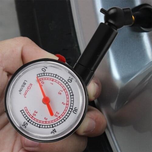 1PCs Car Tyre Tire Pressure Gauge For Car Auto Motorcycle Truck Bike Dial Meter Vehicle Tester Pressure Tyre Measurement Tool