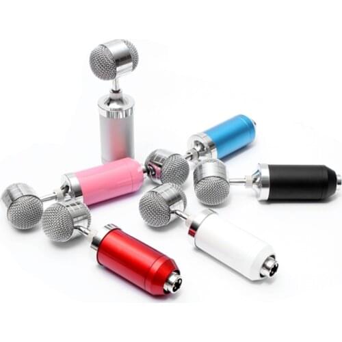 Small Bottle Microphone High Sensitivity Studio Singing Podcast Condenser Mic MK032F